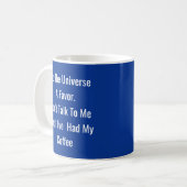 私と話さないで – Mug-A-Tuph コーヒーマグカップ (正面左)