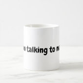 私と話しているマグカップ コーヒーマグカップ (中央)