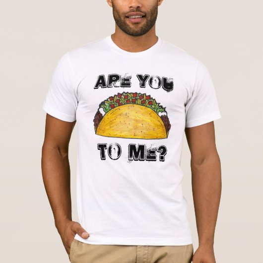 私と話してるの?タコタコスグルメティー Tシャツ (正面)
