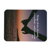 私と連絡を取る マグネット (横)