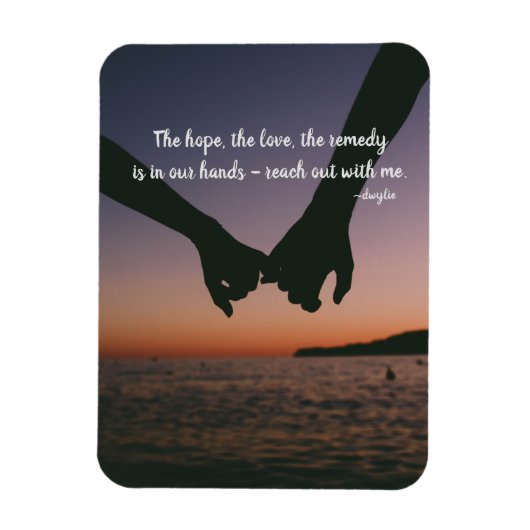 私と連絡を取る マグネット (縦)