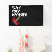 私と遊一緒にロック 横断幕 (インサイチュ)