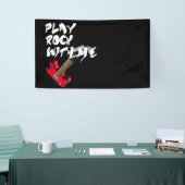 私と遊一緒にロック 横断幕 (トレードショー)