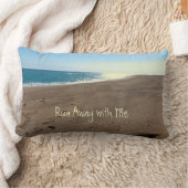 私と遠くにな操業ビーチのテーマの装飾用クッション ランバークッション (ブランケット)