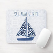 私と遠くにな航海のな引用文|の帆 マウスパッド (マウス)