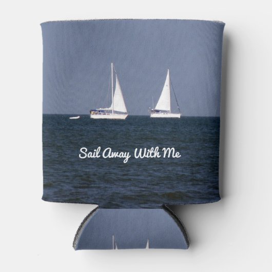 私と遠くに一緒に航海 – パーソナライズされたクーラーボックス 缶クーラー (正面)