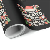 私と関係があるだけでギフトが必要なクリスマス ラッピングペーパー (ロールコーナー)