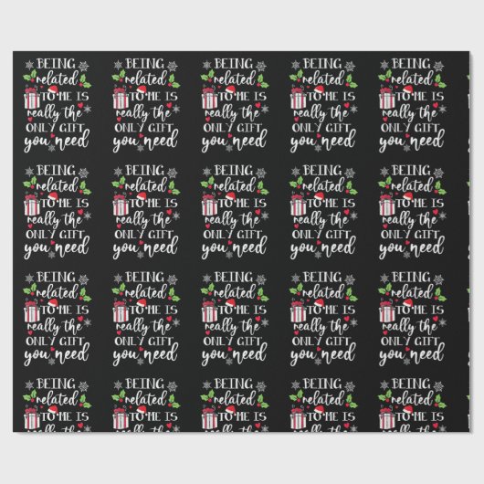 私と関係があるということは本当に唯一のギフトキリストである ラッピングペーパー (フラット)