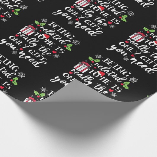 私と関係があるということは本当に唯一のギフトキリストである ラッピングペーパー (角)