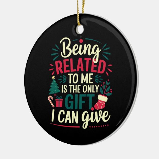 私と関係があるということは私にでき与える セラミックオーナメント (左)