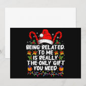 私と関係を持つことが本当の唯一の贈り物 招待状 (正面/裏面)