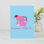 私と雪だるま願う シーズンカード (スタンド正面)