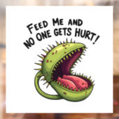 私と食べ物を与え誰も金星フライ捕獲工場を傷つけない ウィンドウサイン (シート2)