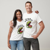 私と食べ物を与え誰も金星フライ捕獲工場を傷つけない Tシャツ (ユニセックス)