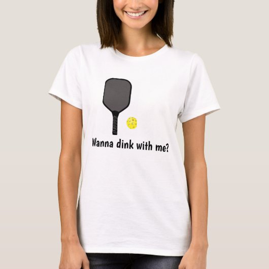 私と飲みたい？  Tシャツ (正面)