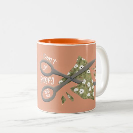 私とSnippyを取得しないTwo-Tone Mug ツートーンマグカップ (正面右)