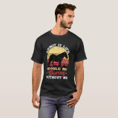私なしじゃ人生つまんないって認めて 馬好き Tシャツ (正面フル)