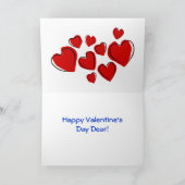 私にあなたのための目だけがバレンタインデーカードあります シーズンカード (内部)