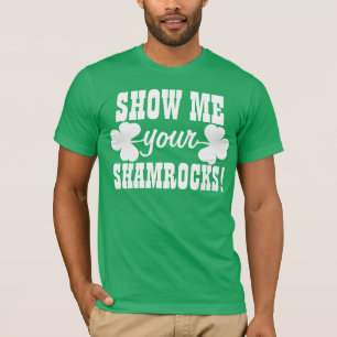 私にあなたのシャムロックを示して下さい Tシャツ