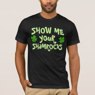 私にあなたのシャムロックを示して下さい Tシャツ
