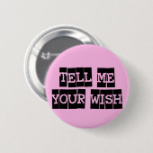私にあなたの願いを言って下さい 缶バッジ (正面&裏面)