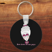 私におじぎをし、ピーン キーホルダー (正面)