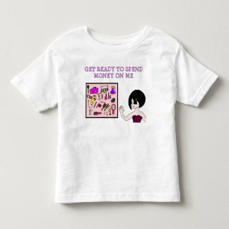 私にお金を使う準備をする トドラーTシャツ