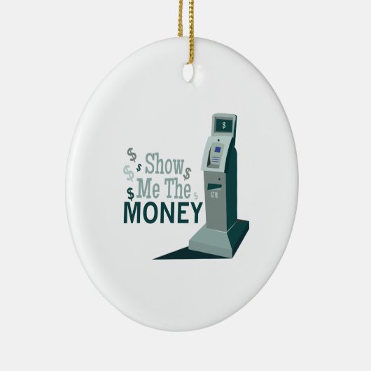 私にお金を示して下さい セラミックオーナメント (右)