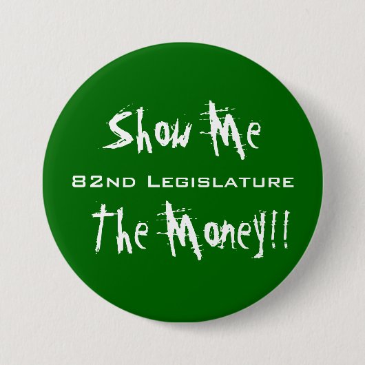 私にお金ボタンを示して下さい 缶バッジ (正面)