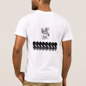 私にお金、ショーMETHEのお金、$を示して下さい Tシャツ (裏面)