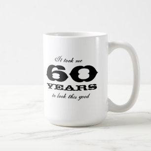 私にこのよく大きいマグを見るために60年かかりました コーヒーマグカップ