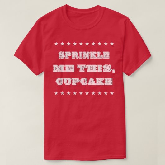 私にこのカップケーキベーキング皮肉おもしろい Tシャツ (デザイン正面)