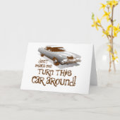 私にこの車を回させないでのまわりに。 カード (黄色い花)