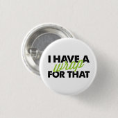 私にそのボタンのための覆いがあります 缶バッジ (正面&裏面)