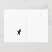 私にそれを行わせない – おもしろいブードゥー・ドール ポストカード (裏面)