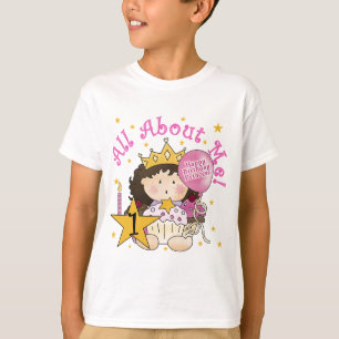 私についてのプリンセス完全に第1誕生日のTシャツ Tシャツ
