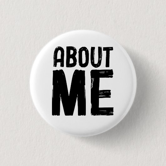 私についてやる気を起こさせる 缶バッジ (正面)