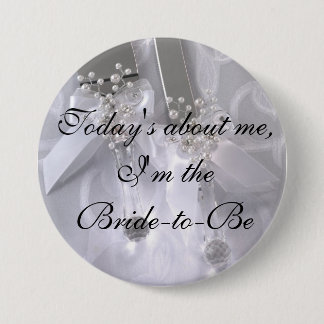 私について今日、私はtheBrideです 缶バッジ