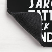 私にできること皮肉なタトゥー太い脚 マウスパッド (コーナー)