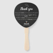 「私にとってはこの世界そのものなの」卒業式のお礼 ハンドファン (正面)