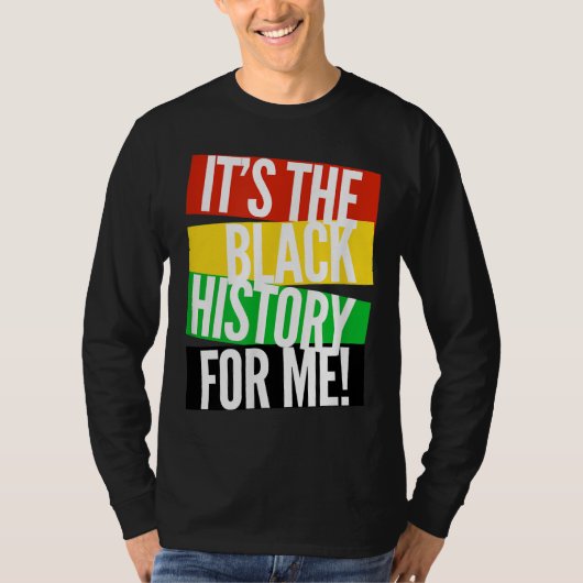 私にとってアフリカ系アメリカ人のEmp社の黒い歴史だ Tシャツ (正面)