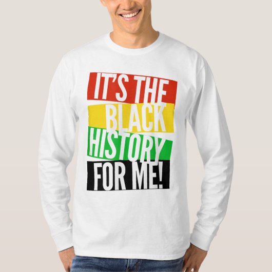 私にとってアフリカ系アメリカ人のEmp社の黒い歴史だ Tシャツ (正面)