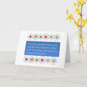 **私にとって世界とは**双子の誕生日 カード (黄色い花)