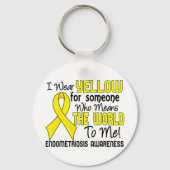 私にとって世界を意味する2子宮内膜症 キーホルダー (正面)