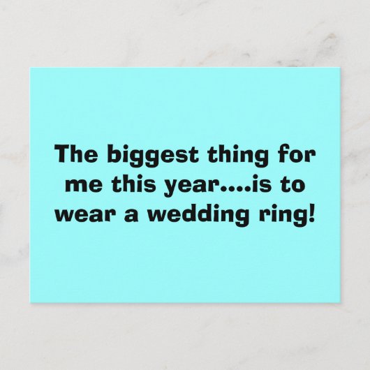 私にとって今年で一番大きな事は….weaへ… ポストカード (正面)