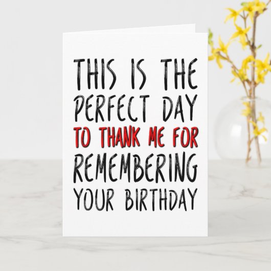 私にとって完璧な感謝してい日、おもしろい誕生日 カード (黄色い花)