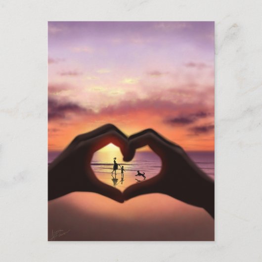 私にとって愛とは何か ポストカード (正面)