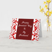 私にとって最も楽しい日**愛** カード (黄色い花)