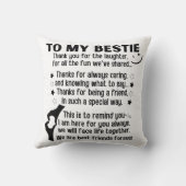 私にとって私たちは永遠最高のの友達である クッション (裏面)