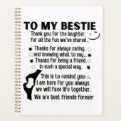 私にとって私たちは永遠最高のの友達である プランナー手帳 (正面)